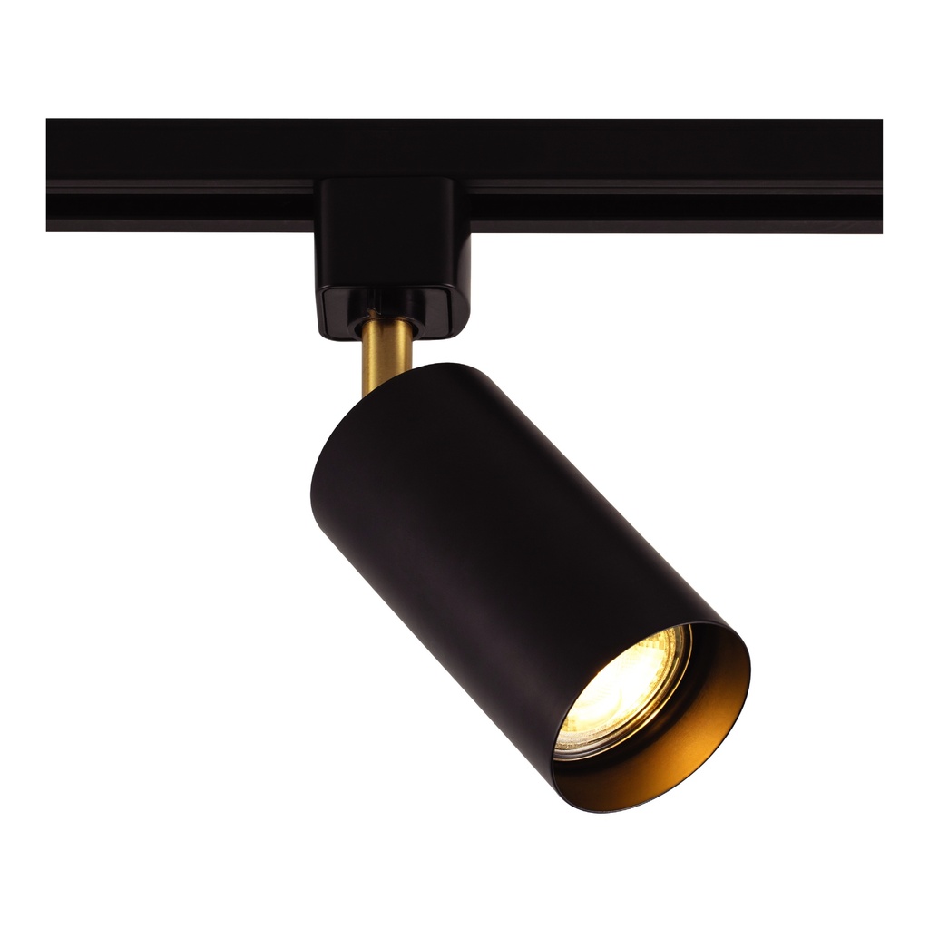 SPOT DE RIEL DIRIGIBLE LED  SIN LED INTEGRADO (REQUIERE BOMBILLO GU10) | POPA RIEL