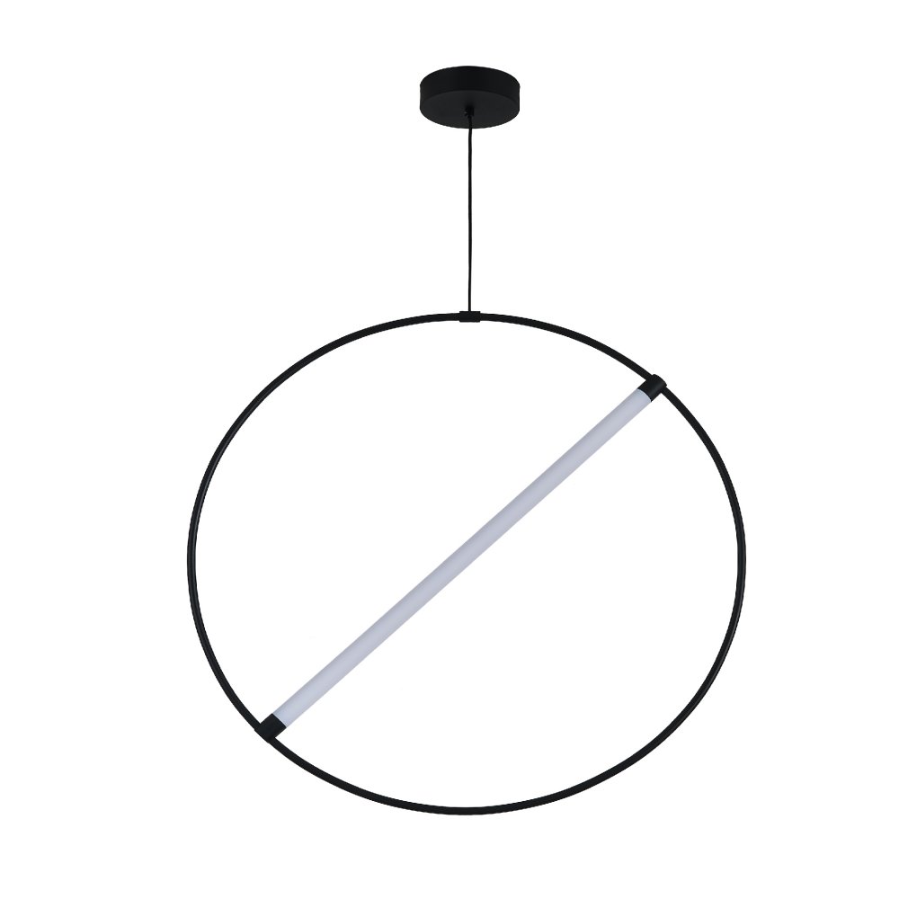 COLGANTE TIPO ARO VERTICAL LED 32W LUZ CÁLIDA 3000K | ISQUIA PENSIL N