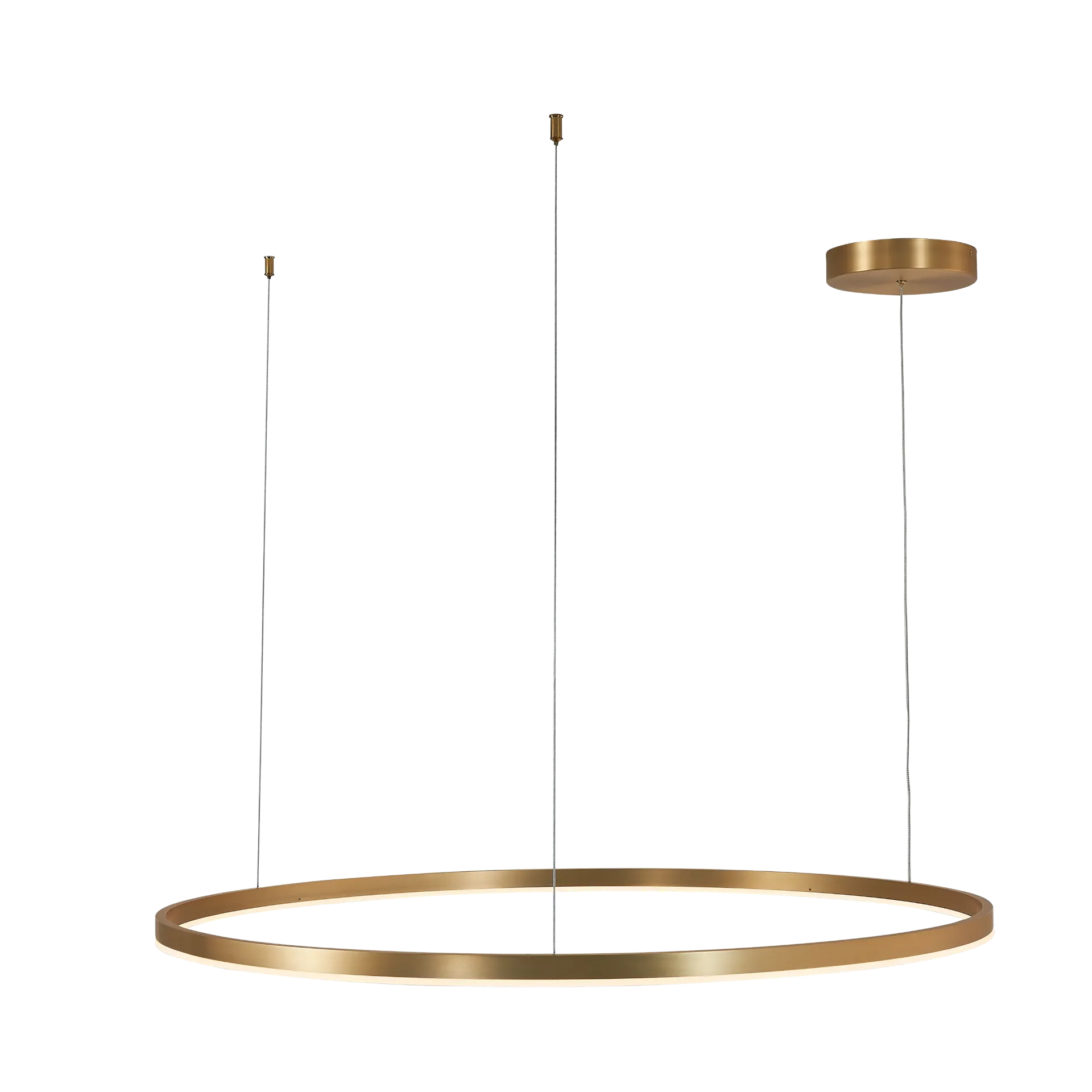 COLGANTE DIMERIZABLE TIPO ARO 1.5M DIAMETRO LED 105W LUZ CÁLIDA 3000K | MARTINICA PENSIL D150