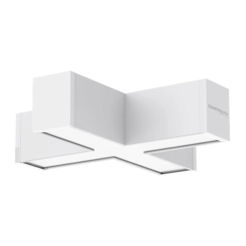 ACCESORIO FORMA X DIMERIZABLE PARA LINEALES CONSTRULITA LED 12/24W LUZ CÁLIDA 3000K | VECTOR SYSTEM PRO