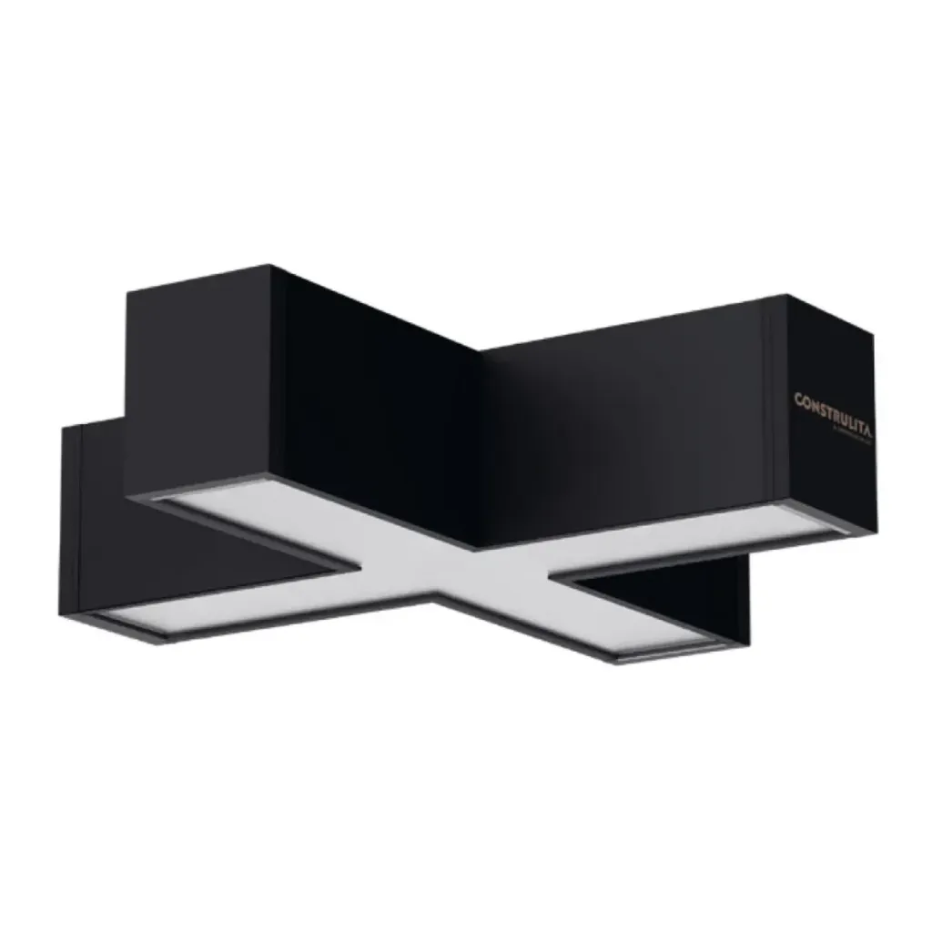 ACCESORIO FORMA X DIMERIZABLE PARA LINEALES CONSTRULITA LED LUZ CÁLIDA 3000K | VECTOR SYSTEM PRO