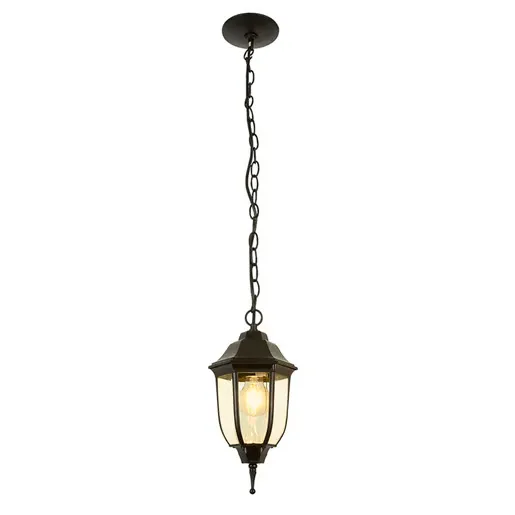 FAROL COLGANTE SIN LED INTEGRADO (REQUIERE BOMBILLO E27) | SANTIAGO