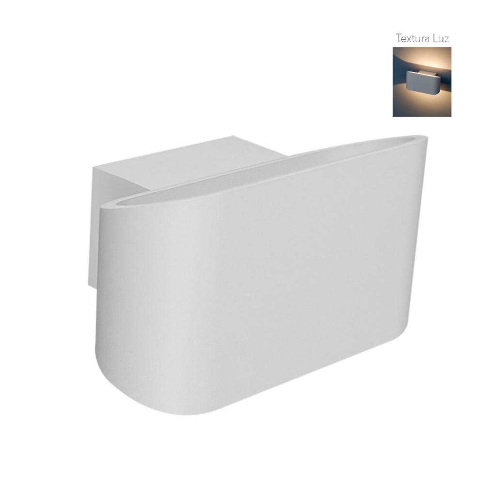 APLIQUE DE PARED CON DOBLE SALIDA DE LUZ LED 7W LUZ CÁLIDA 3000K | FUJIAN